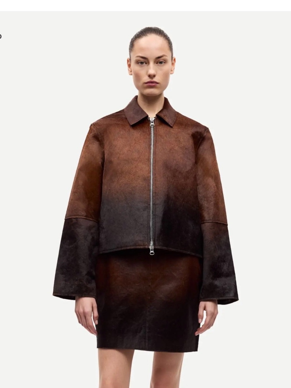 SAMSOE Salylo leather jacket